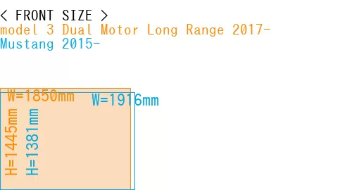 #model 3 Dual Motor Long Range 2017- + Mustang 2015-